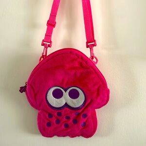 Splatoon 2 Squid Plush Shoulder bag/Carrying Case Bag pre-owned